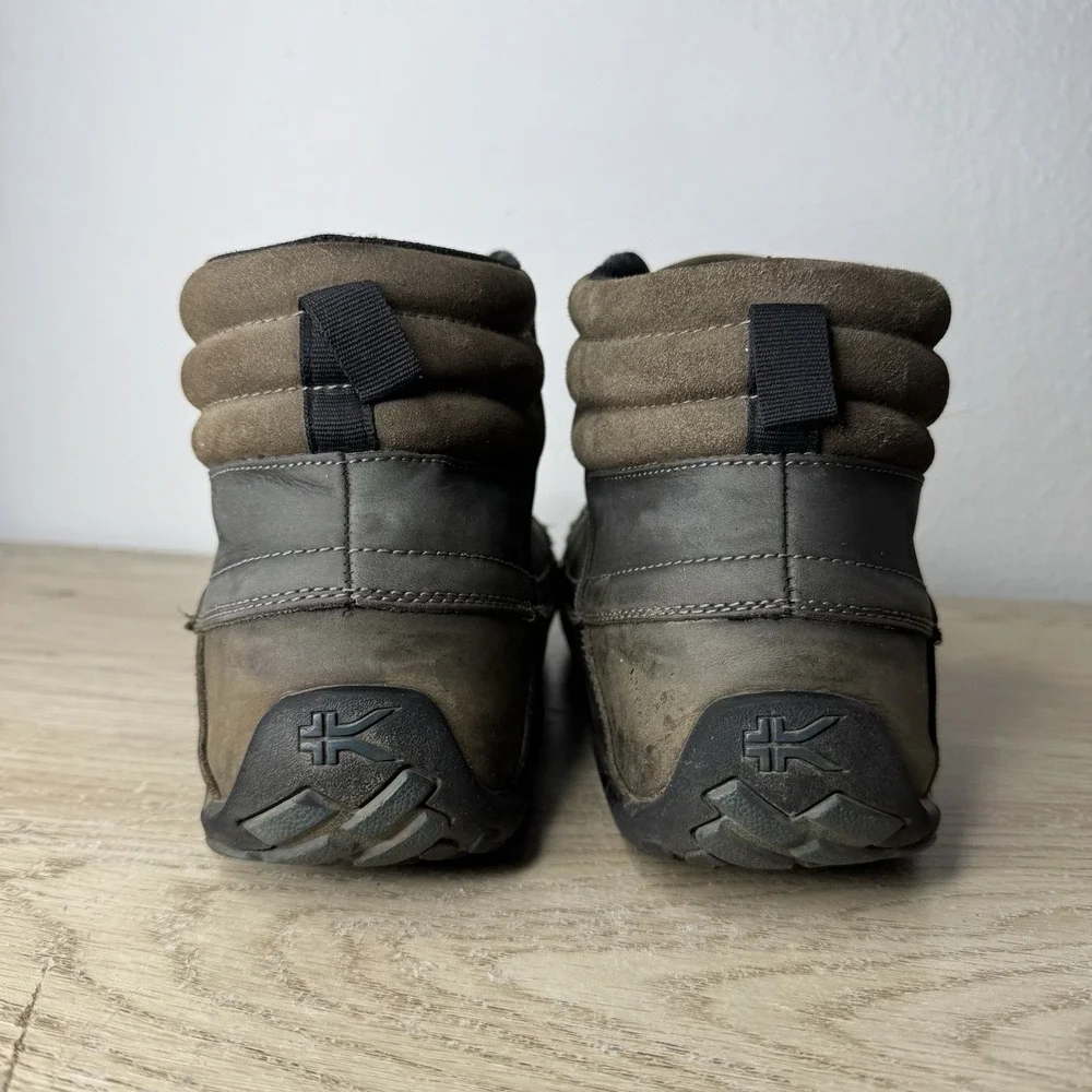 Kuru Quest Brown Leather Plantar Fasciitis Chukka Boots Mens Size 10.5‎ M EU 42